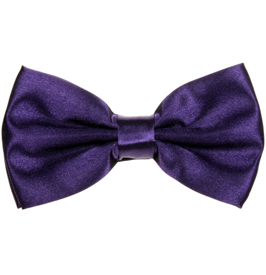 Papillon in Raso Viola Scuro
