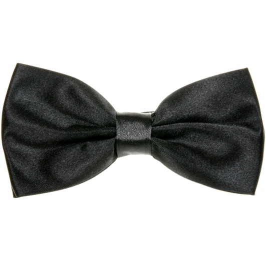 Papillon in Raso Nero
