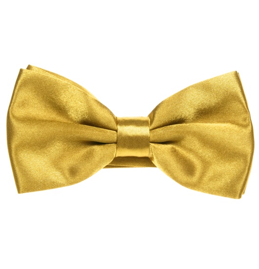 Papillon in Raso Ocra Oro