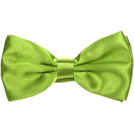 Papillon in Raso Verde Pistacchio