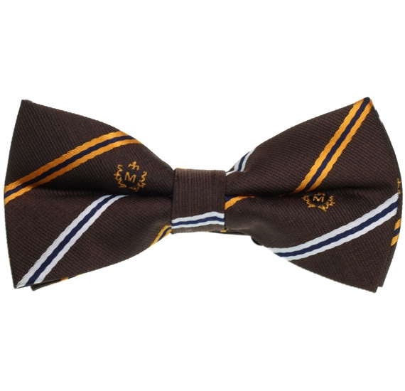 Papillon Righe Marrone e Giallo