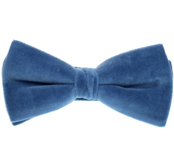 Papillon in Velluto Blu