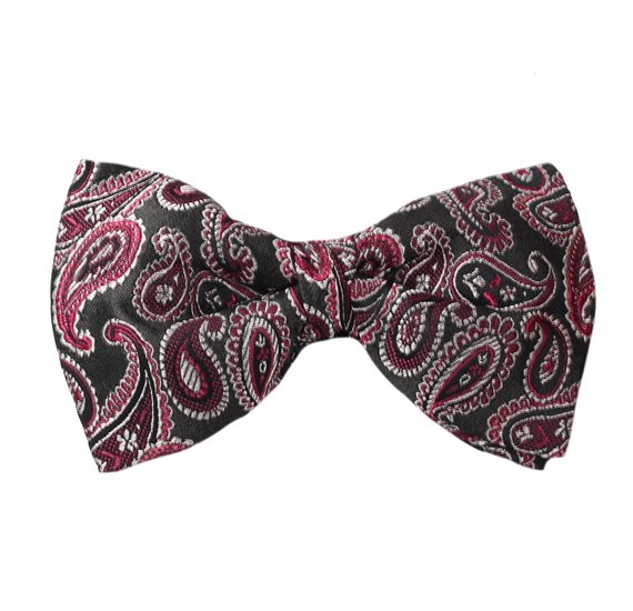 Papillon Verde Design Paisley Magenta