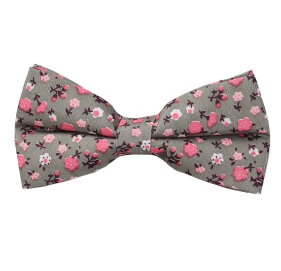 Papillon Verde Fiori Rosa
