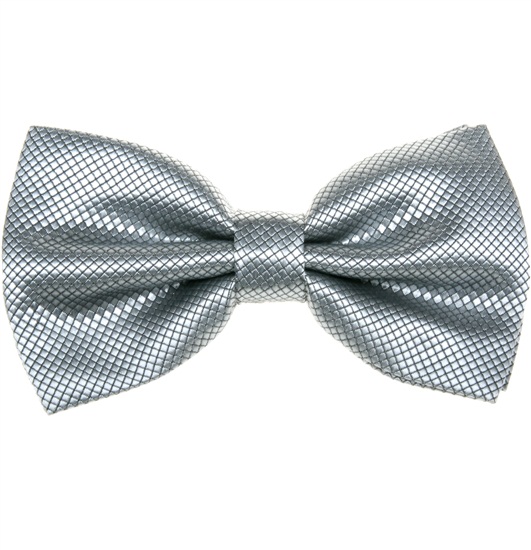 Papillon Elegante Grigio Perla