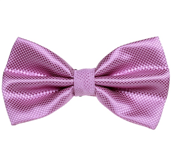 Papillon e Fazzoletto in Raso Lilla