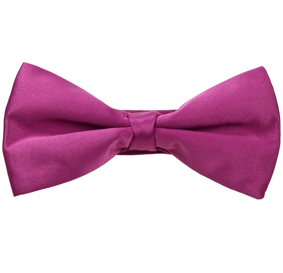 Papillon e Fazzoletto in Raso Magenta