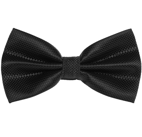 Papillon e Fazzoletto in Raso Nero