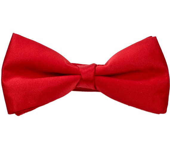 Papillon e Fazzoletto in Raso Rosso