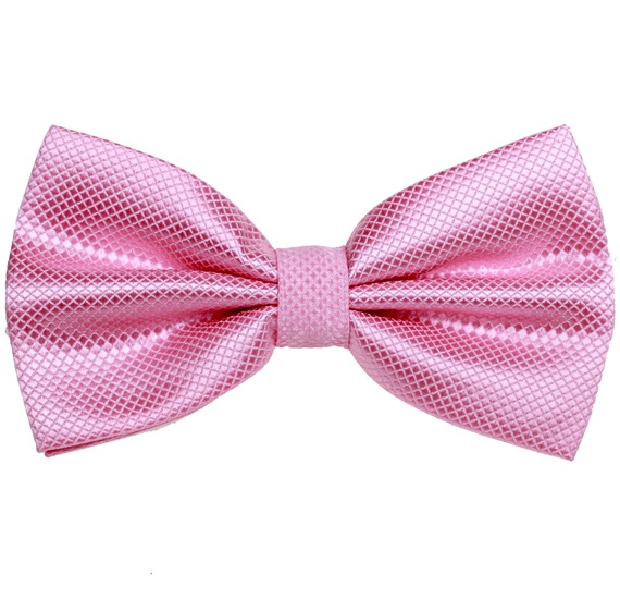 Papillon e Fazzoletto in Raso Rosa