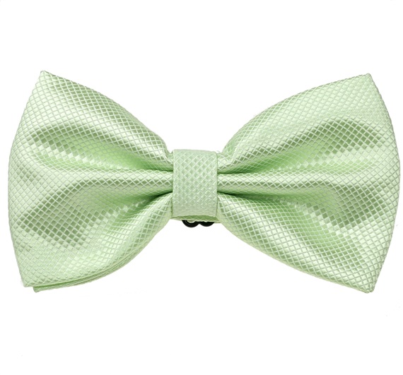 Papillon e Fazzoletto in Raso Verde Acqua