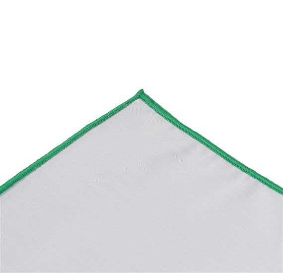 Fazzoletto da taschino bianco e verde Andalusia