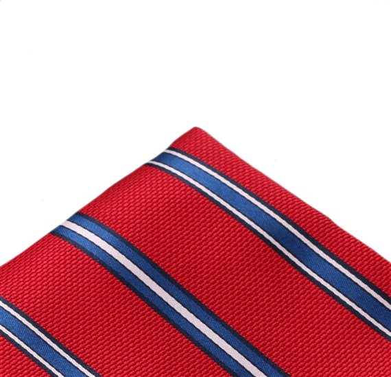 Fazzoletto Taschino Rosso Righe