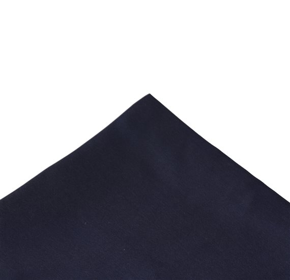 Fazzoletto da Taschino in Seta Blu Navy