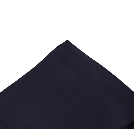 Fazzoletto Taschino in Seta Blu Navy