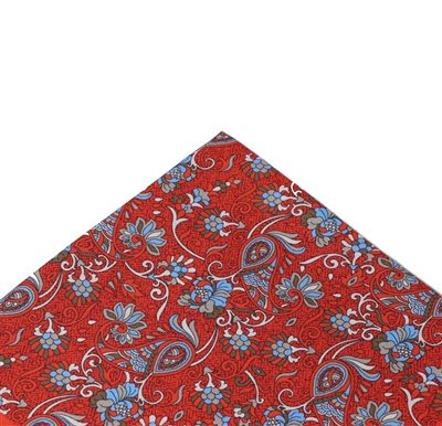 Fazzoletto Taschino Seta Cashmere Mattone