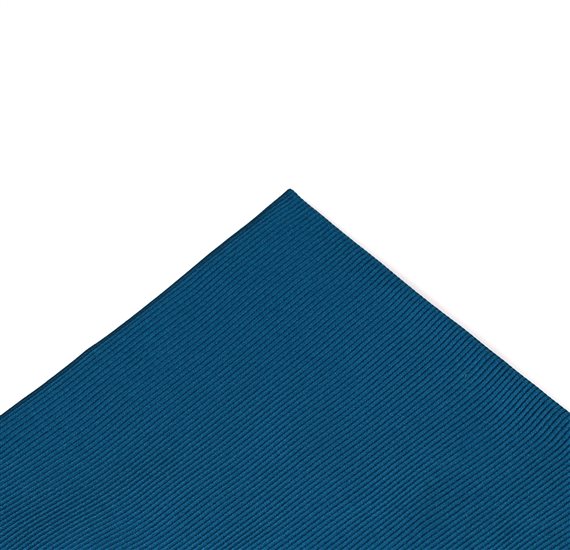Fazzoletto da Taschino in Seta Jacquard Blu Cobalto