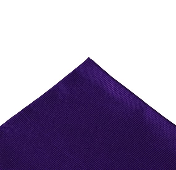Fazzoletto da Taschino in Seta Viola Scuro