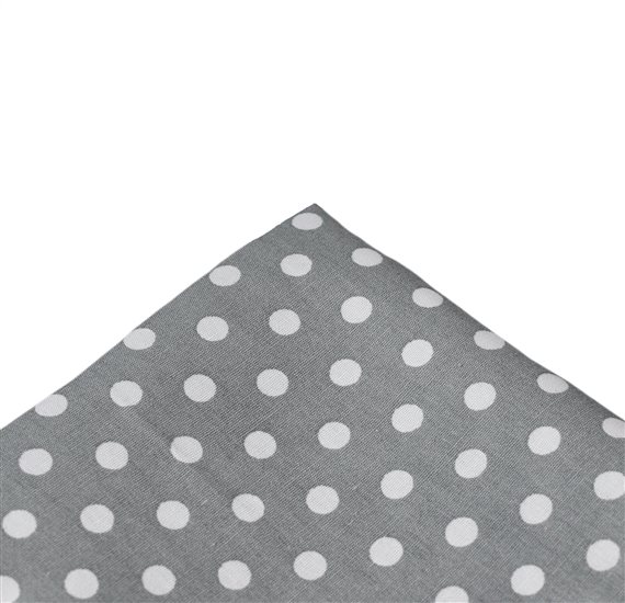 Pañuelo de Bolsillo Gris Lunares