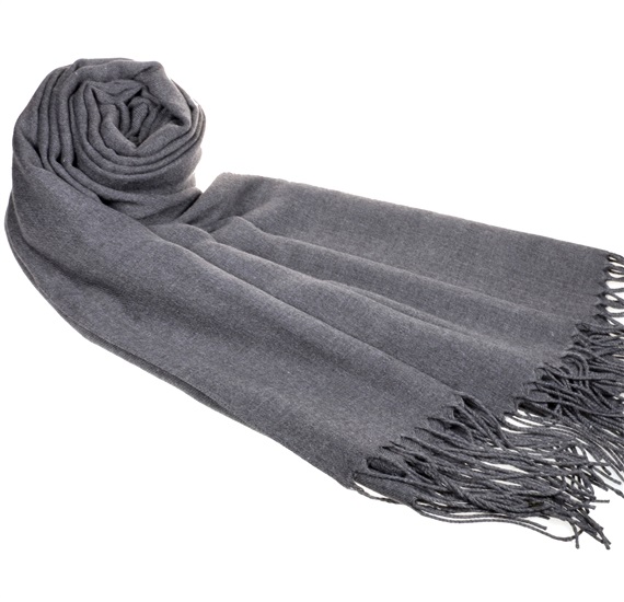 Pashmina Uomo Grigio Medio