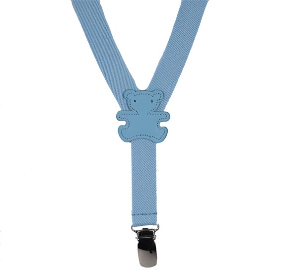 Bretella Elastica Celeste per Bambino con Orsetto