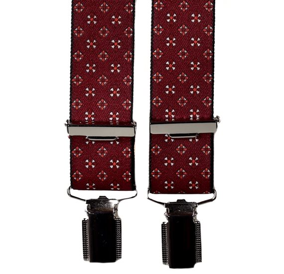 Bretella Elastica Bordeaux Disegno
