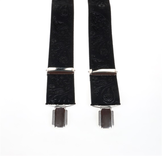 Bretella Elastica in Cashmere Nero