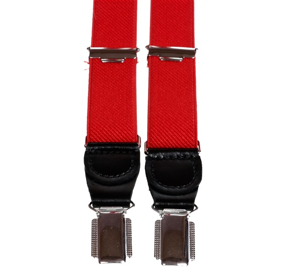Bretella Elastica Stretta Pelle Rossa