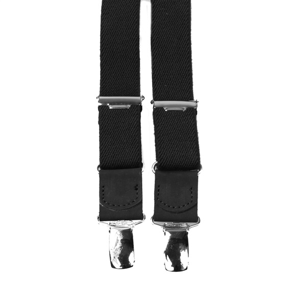Bretella Elastica Bambino Nero Pelle
