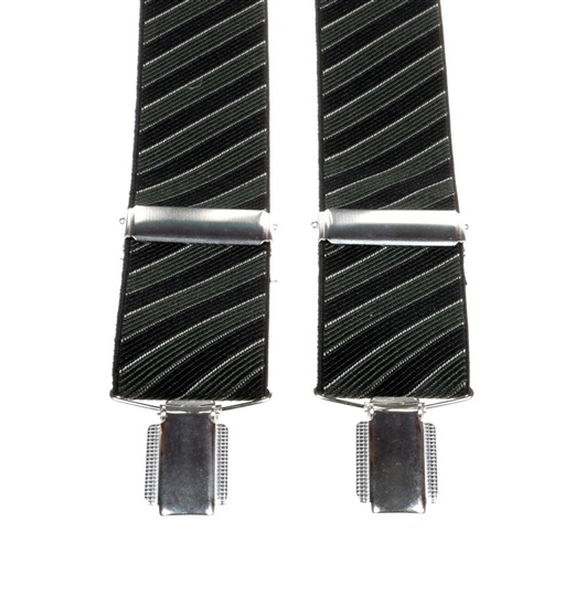 Bretella Elastica Righe Blu Scuro e Verde Scuro