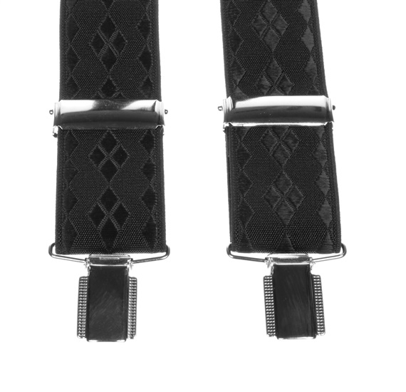 Bretella Elastica a Rombo Nero