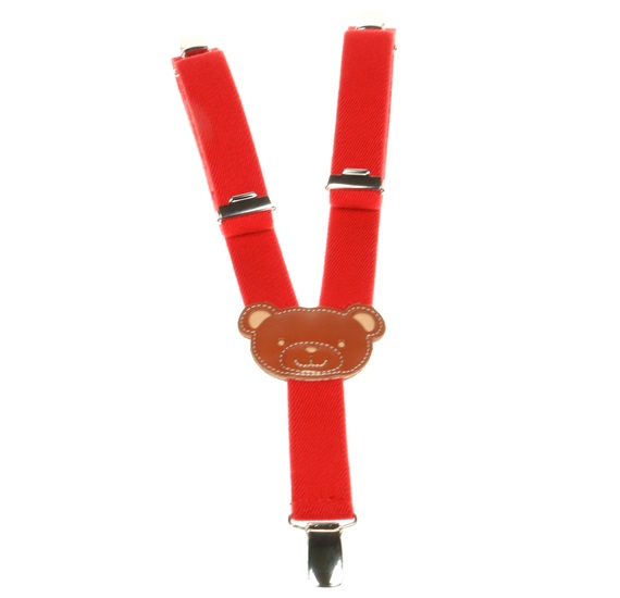 Bretella Bambino Orsetto Rosso