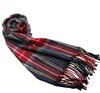 Sciarpa Tartan Rossa e Grigia