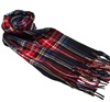 Sciarpa Tartan Rossa e Nera