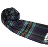 Sciarpa a Quadri Blu Navy e Turchese