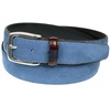 Cintura in Pelle Scamosciata Blu Hostess