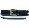 Cintura Bambino Blu Righe Beige