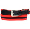 Cintura Elastica Bambino Rosso con Righe Blu Navy