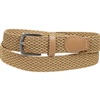 Cintura Bambino Intrecciata Elastica Beige Dorato