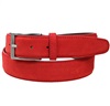 Cinturón Piel Serraje Rojo