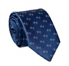 Cravatta Blu con Fiori