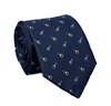 Cravatta Blu Marino con Staffe