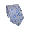Cravatta in Cashmere Blu in Seta Naturale