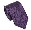 Cravatta in Cashmere Viola in Seta Naturale