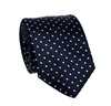 Cravatta Blu Marino a Pois Bianchi