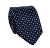 Cravatta Blu Marino a Trefoil