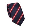 Cravatta Cadetto Blu Righe Rosso Italiano