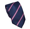 Cravatta Cadetto Blu Righe Rosa