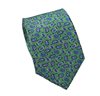 Cravatta Cadetto in Seta e Cashmere Verde