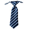Cravatta a Righe Blu Navy